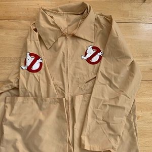 Ghostbusters costume jumpsuit, adult plus size